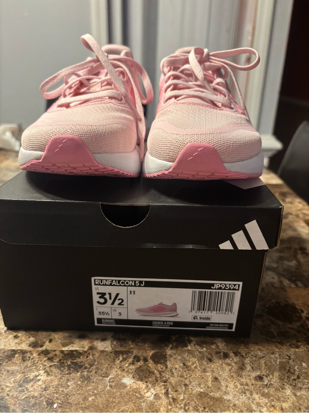 adidas Kids Pink Runfalcon 5 J Lightweight Sneakers